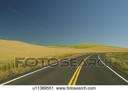Colfax, The Palouse Country, WA, Washington, Whitman County, rolling hills, scenic drive, road View Large Photo Image Stock Image - Colfax, The Palouse Country, WA, Washington, Whitman County, rolling hills, scenic drive, road. Fotosearch