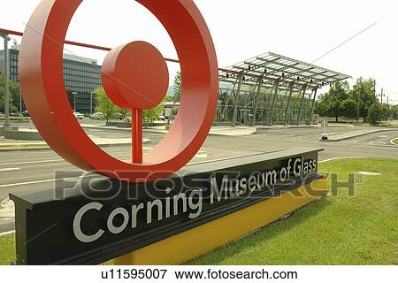 Stock Photo -  Corning, NY, New York, Corning Museum of Glass. Fotosearch