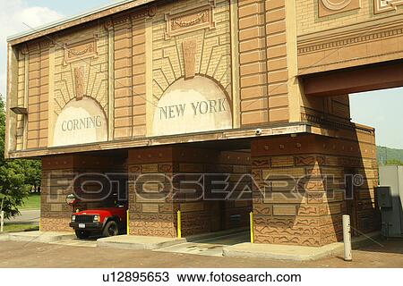 Corning, NY, New York, Historic Downtown View Large Photo Image Stock Image - Corning, NY, New York, Historic Downtown. Fotosearch