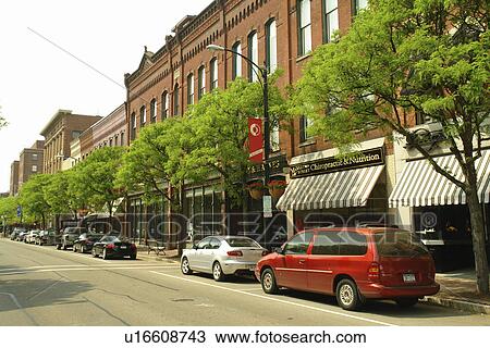 Corning, NY, New York, Historic Downtown View Large Photo Image Stock Image - Corning, NY, New York, Historic Downtown. Fotosearch