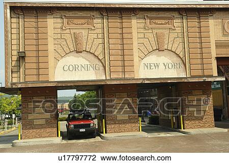 Corning, NY, New York, Historic Downtown View Large Photo Image Stock Image - Corning, NY, New York, Historic Downtown. Fotosearch