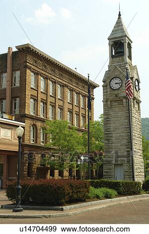 Corning, NY, New York, Historic Downtown View Large Photo Image Stock Photo - Corning, NY, New York, Historic Downtown. Fotosearch