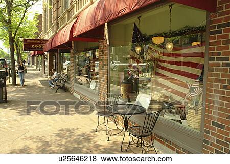 Corning, NY, New York, Historic Downtown View Large Photo Image Stock Photo - Corning, NY, New York, Historic Downtown. Fotosearch