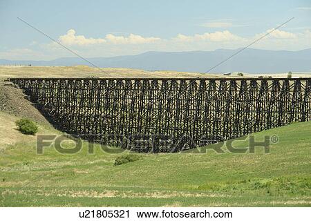 Cottonwood, ID, Idaho, Camas Prairie, Railroad on Stilts, trestles, some of world's tallest View Large Photo Image Stock Image - Cottonwood, ID, Idaho, Camas Prairie, Railroad on Stilts, trestles, some of world's tallest. Fotosearch