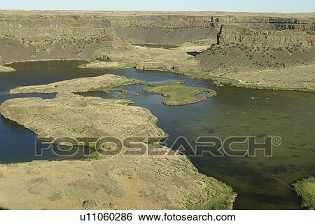 Coulee City, WA, Washington, Grand Coulee, Sun Lakes State Park, Dry Falls View Large Photo Image Stock Photograph - Coulee City, WA, Washington, Grand Coulee, Sun Lakes State Park, Dry Falls. Fotosearch