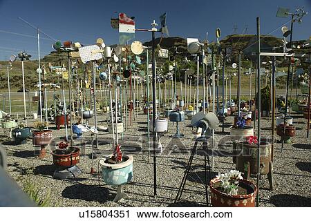 Coulee Dam, WA, Washington, Gehrke Windmill Garden, 50+ wind mills View Large Photo Image Stock Image - Coulee Dam, WA, Washington, Gehrke Windmill Garden, 50+ wind mills. Fotosearch