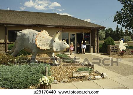 Stock Image -  Dickinson, ND, North Dakota, Dakota Dinosaur Museum. Fotosearch