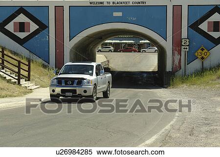 East Glacier Park, MT, Montana, Rocky Mountains, Blackfeet Indian Reservation, railroad bridge View Large Photo Image Stock Photography - East Glacier Park, MT, Montana, Rocky Mountains, Blackfeet Indian Reservation, railroad bridge. Fotosearch