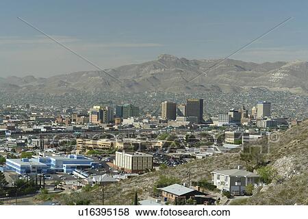 El Paso, Texas, TX, View Large Photo Image Stock Photo - El Paso, Texas, TX, . Fotosearch