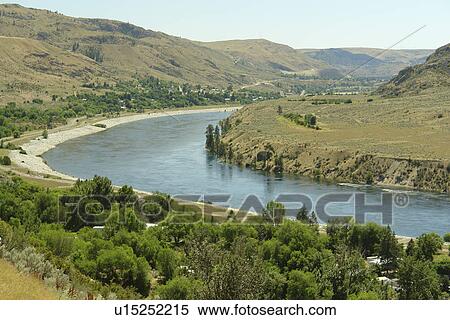 Elmer City, Colville Indian Reservation, WA, Washington, Route 155, Columbia River View Large Photo Image Stock Photography - Elmer City, Colville Indian Reservation, WA, Washington, Route 155, Columbia River. Fotosearch