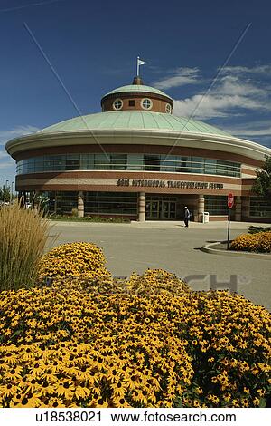 Stock Image -  Erie, PA, Pennsylvania, Lake Erie, Erie Intermodal Transportation Center. Fotosearch