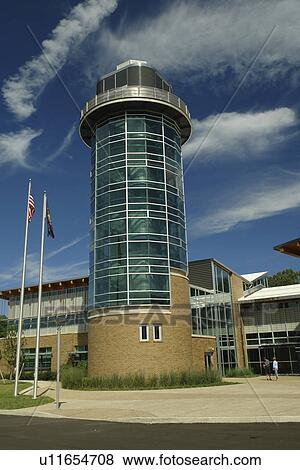 Stock Photo -  Erie, PA, Pennsylvania, Presque Isle State Park, Tom Ridge Environmental Center, observation tower. Fotosearch