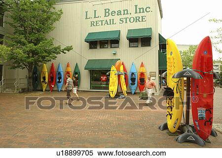 Freeport, ME, Maine, LL Bean Inc. Retail Store View Large Photo Image Stock Photography - Freeport, ME, Maine, LL Bean Inc. Retail Store. Fotosearch