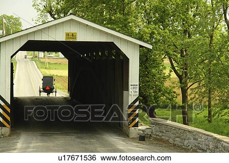 Gap, PA, Pennsylvania, Pennsylvania Dutch Country, Amish, horse and buggy, road, covered bridge View Large Photo Image Stock Photograph - Gap, PA, Pennsylvania, Pennsylvania Dutch Country, Amish, horse and buggy, road, covered bridge. Fotosearch