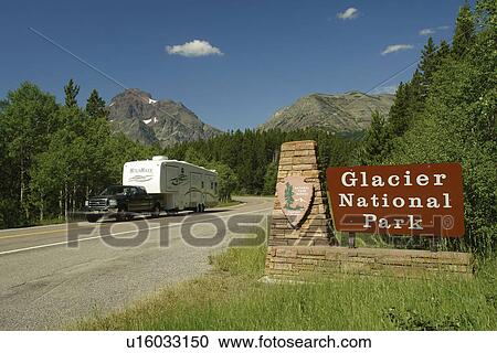 Glacier National Park, MT, Montana, Rocky Mountains, Two Medicine Lake Entrance, sign View Large Photo Image Stock Image - Glacier National Park, MT, Montana, Rocky Mountains, Two Medicine Lake Entrance, sign. Fotosearch