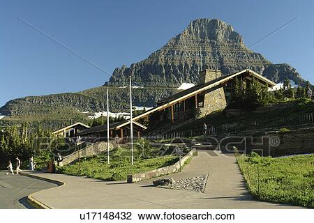 Glacier National Park, MT, Montana, Rocky Mountains, Going to the Sun Road, Continental Divide, Logan Pass Visitor Center View Large Photo Image Stock Image - Glacier National Park, MT, Montana, Rocky Mountains, Going to the Sun Road, Continental Divide, Logan Pass Visitor Center. Fotosearch