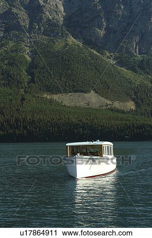 Glacier National Park, MT, Montana, Rocky Mountains, Going to the Sun Road, St. Mary Lake, excursion boat View Large Photo Image Stock Image - Glacier National Park, MT, Montana, Rocky Mountains, Going to the Sun Road, St. Mary Lake, excursion boat. Fotosearch