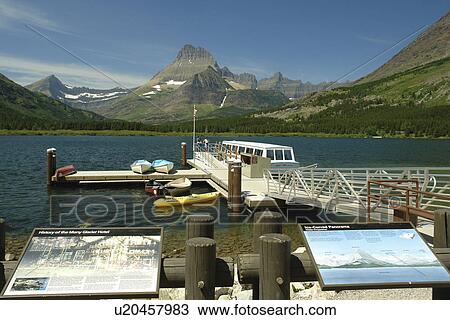 Glacier National Park, MT, Montana, Rocky Mountains, Many Glacier Region, Many Glacier Hotel, Swiftcurrent Lake View Large Photo Image Stock Image - Glacier National Park, MT, Montana, Rocky Mountains, Many Glacier Region, Many Glacier Hotel, Swiftcurrent Lake. Fotosearch