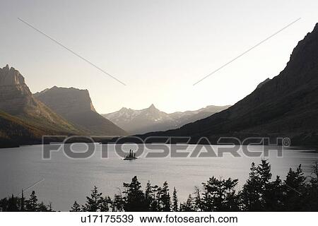 Glacier National Park, MT, Montana, Rocky Mountains, Going to the Sun Road, St. Mary Lake View Large Photo Image Stock Photo - Glacier National Park, MT, Montana, Rocky Mountains, Going to the Sun Road, St. Mary Lake. Fotosearch
