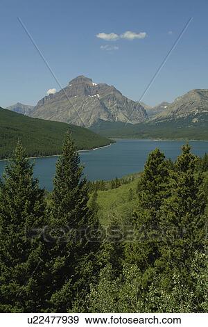 Glacier National Park, MT, Montana, Rocky Mountains, Lower Two Medicine Lake View Large Photo Image Stock Photo - Glacier National Park, MT, Montana, Rocky Mountains, Lower Two Medicine Lake. Fotosearch