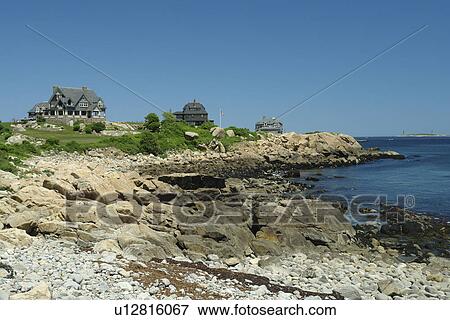 Gloucester, MA, Massachusetts, Cape Ann, beach houses, beach View Large Photo Image Stock Photo - Gloucester, MA, Massachusetts, Cape Ann, beach houses, beach. Fotosearch