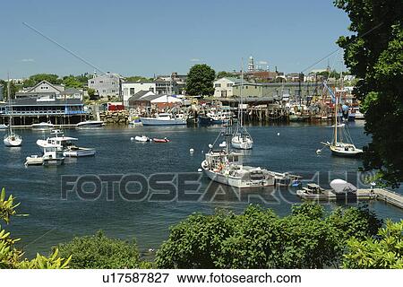 Gloucester, MA, Massachusetts, Cape Ann, harbor View Large Photo Image Stock Photo - Gloucester, MA, Massachusetts, Cape Ann, harbor. Fotosearch