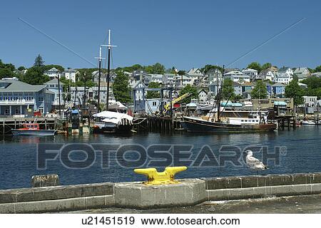 Gloucester, MA, Massachusetts, Cape Ann, harbor View Large Photo Image Stock Photo - Gloucester, MA, Massachusetts, Cape Ann, harbor. Fotosearch