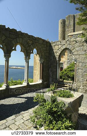 Stock Photo -  Gloucester, MA, Massachusetts, Hammond Castle Museum, Cape Ann. Fotosearch