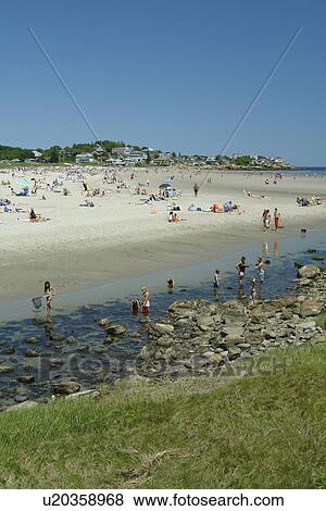 Stock Photo -  Gloucester/Rockport, MA, Massachusetts, Cape Ann, beach. Fotosearch