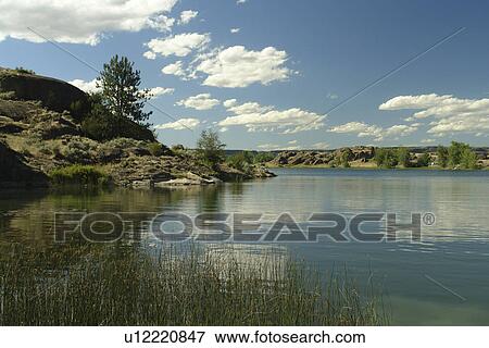 Grand Coulee Valley, WA, Washington, Banks Lake View Large Photo Image Stock Photo - Grand Coulee Valley, WA, Washington, Banks Lake. Fotosearch