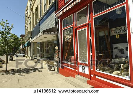 Stock Image -  Grand Haven, MI, Michigan, downtown. Fotosearch