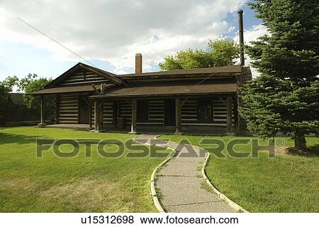 Great Falls, MT, Montana, C. M. Russell Museum, Log Studio View Large Photo Image Stock Photo - Great Falls, MT, Montana, C. M. Russell Museum, Log Studio. Fotosearch