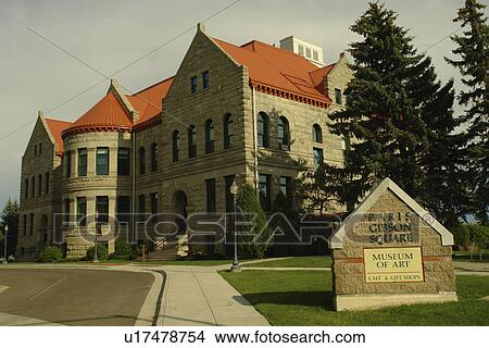 Great Falls, MT, Montana, Paris Gibson Square Museum of Art View Large Photo Image Picture - Great Falls, MT, Montana, Paris Gibson Square Museum of Art. Fotosearch