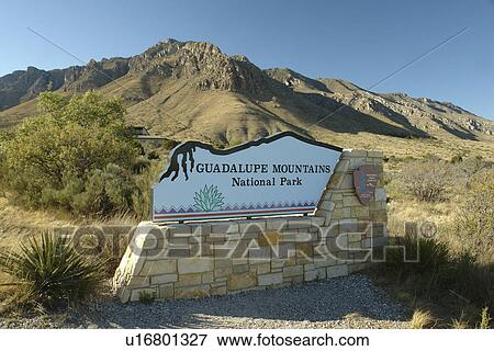 Stock Photo -  Guadalupe Mountains National Park, Texas, TX, . Fotosearch