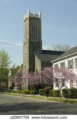 Picture -  Guilford, CT, Connecticut, downtown. Fotosearch