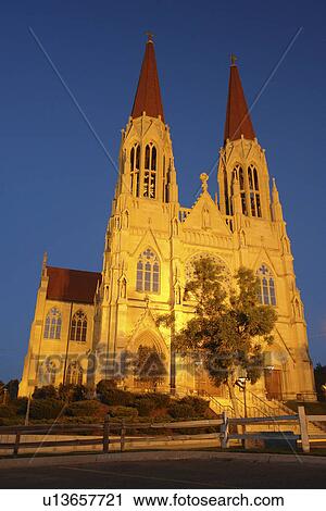Helena, MT, Montana, Cathedral of St. Helena, evening View Large Photo Image Stock Image - Helena, MT, Montana, Cathedral of St. Helena, evening. Fotosearch