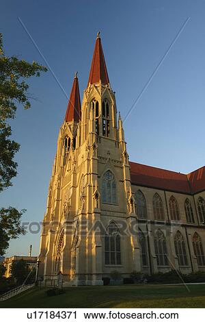Stock Image -  Helena, MT, Montana, Cathedral of St. Helena. Fotosearch