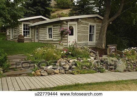 Helena, MT, Montana, Last Chance Gulch, Pioneer Cabin View Large Photo Image Picture - Helena, MT, Montana, Last Chance Gulch, Pioneer Cabin. Fotosearch