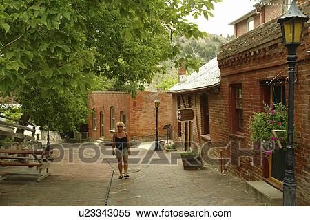 Helena, MT, Montana, Last Chance Gulch, Reeder's Alley View Large Photo Image Stock Photography - Helena, MT, Montana, Last Chance Gulch, Reeder's Alley. Fotosearch
