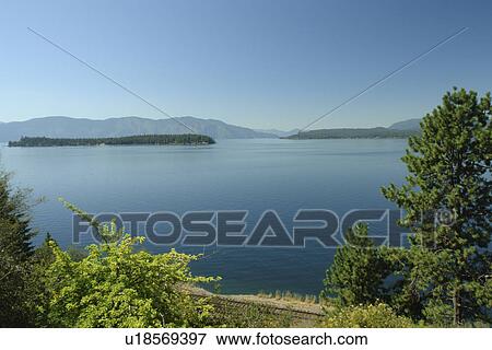 Hope, ID, Idaho, Pend Oreille Lake, Pend Oreille National Scenic Byway, Glacial Lake Missoula View Large Photo Image Stock Photo - Hope, ID, Idaho, Pend Oreille Lake, Pend Oreille National Scenic Byway, Glacial Lake Missoula. Fotosearch