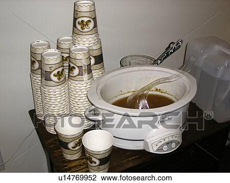 hot cider, crock pot View Large Photo Image Stock Image - hot cider, crock pot. Fotosearch