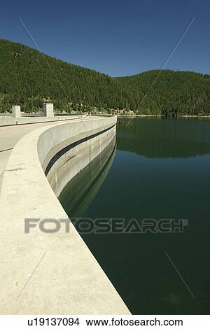 Picture -  Hungry Horse, MT, Montana, Hungry Horse Dam. Fotosearch