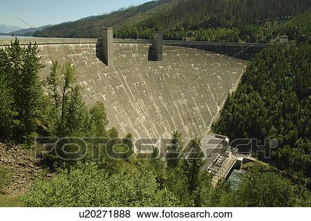 Hungry Horse, MT, Montana, Hungry Horse Dam View Large Photo Image Stock Photo - Hungry Horse, MT, Montana, Hungry Horse Dam. Fotosearch