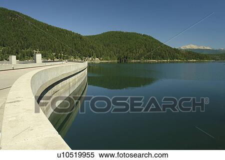 Hungry Horse, MT, Montana, Hungry Horse Dam View Large Photo Image Stock Photography - Hungry Horse, MT, Montana, Hungry Horse Dam. Fotosearch