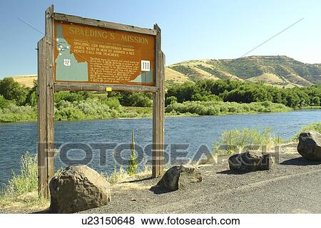 ID, Idaho, Clearwater River, Nez Perce Indian Reservation, Northwest Passage National Scenic Byway, historical markers, interpretive signs View Large Photo Image Stock Photo - ID, Idaho, Clearwater River, Nez Perce Indian Reservation, Northwest Passage National Scenic Byway, historical markers, interpretive signs. Fotosearch