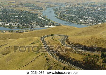 ID, Idaho, WA, Washington, Snake River, Clearwater River, Lewiston Hill, overlook, Lewiston/Clarkston View Large Photo Image Stock Photography - ID, Idaho, WA, Washington, Snake River, Clearwater River, Lewiston Hill, overlook, Lewiston/Clarkston. Fotosearch