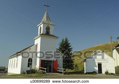 Jamestown, ND, North Dakota, National Buffalo Museum and Visitor Center, Frontier Village, church View Large Photo Image Stock Photo - Jamestown, ND, North Dakota, National Buffalo Museum and Visitor Center, Frontier Village, church. Fotosearch