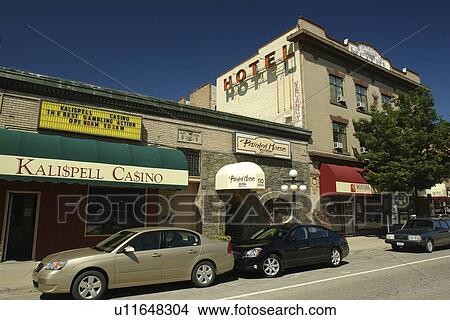 Picture -  Kalispell, MT, Montana, Historic Downtown, Kalispell Casino. Fotosearch