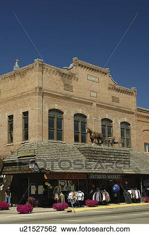 Stock Image -  Kalispell, MT, Montana, Historic Downtown. Fotosearch