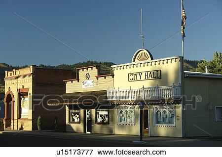 Kamiah, ID, Idaho, downtown, Library, City Hall View Large Photo Image Stock Photo - Kamiah, ID, Idaho, downtown, Library, City Hall. Fotosearch